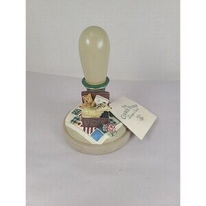 The Brown Bag Cookie Art Toy Chest #20 Press Mold Stamps Painted Vintage 1995